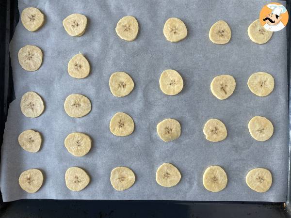 Bakade bananchips i ugnen - Beredning steg 3