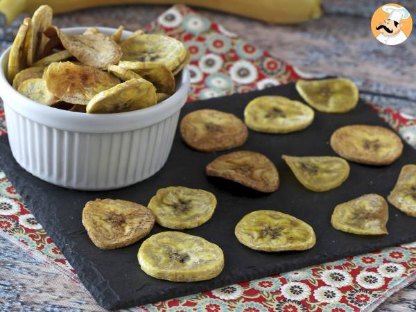 Bakade bananchips i ugnen - Beredning steg 4