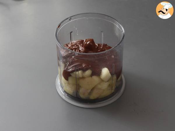 Chokladpäronfudge, en superenkel dessert att göra med bara 2 ingredienser! - Beredning steg 3