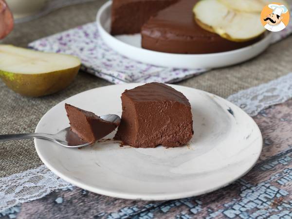 Chokladpäronfudge, en superenkel dessert att göra med bara 2 ingredienser! - Beredning steg 6