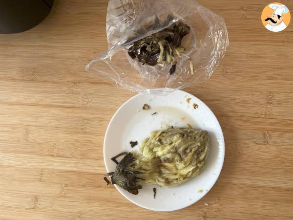 Panerad aubergine Milanese style men vegetarisk - Air Fryer matlagning - Beredning steg 5