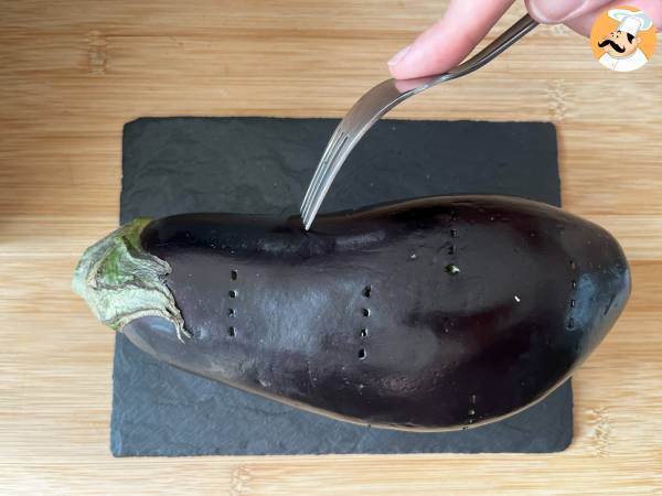 Hur rostar och skalar du enkelt en aubergine i Air Fryer? Den superenkla metoden! - Beredning steg 1