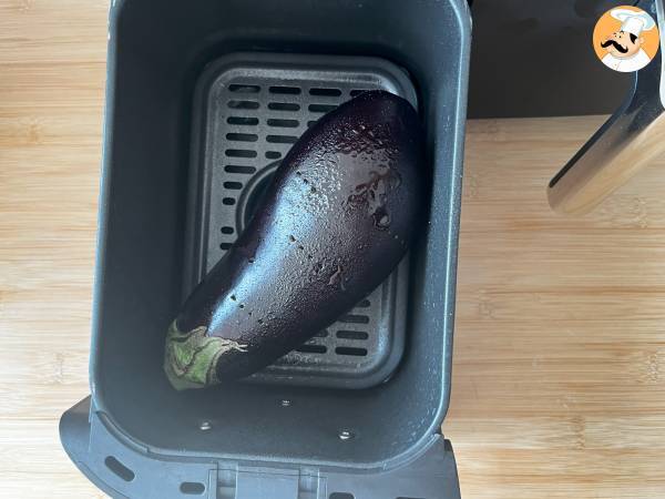 Hur rostar och skalar du enkelt en aubergine i Air Fryer? Den superenkla metoden! - Beredning steg 2