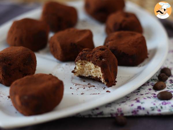 Tiramisu-liknande rochers, den perfekta italienska desserten i miniportioner som passar till ditt kaffe! - Beredning steg 10