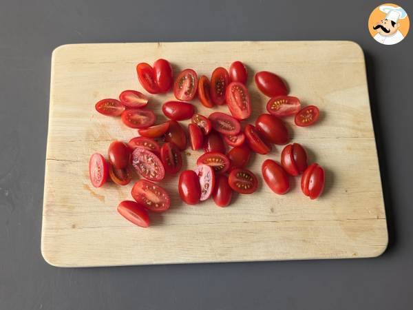 Confiterade tomater i luftfryser - Beredning steg 1