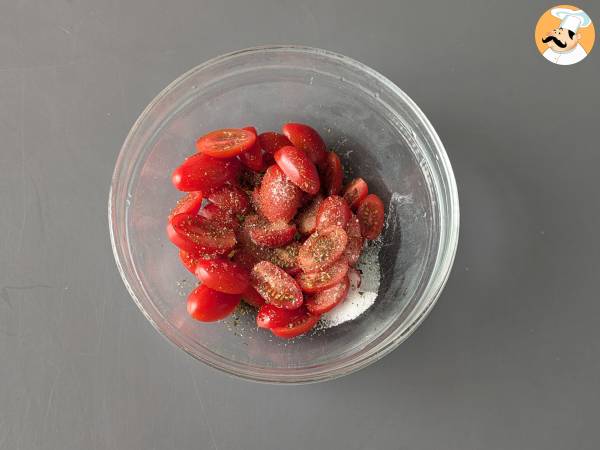 Confiterade tomater i luftfryser - Beredning steg 2