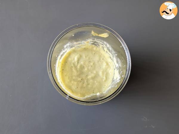Krämig pasta med zucchini och grekisk yoghurt - Beredning steg 5
