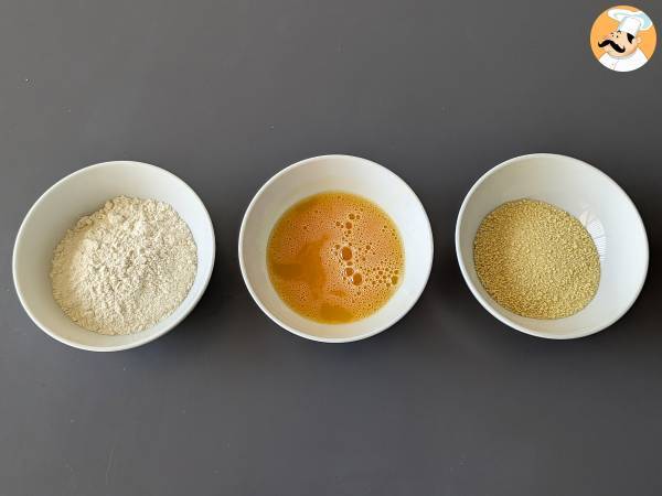 Mozzarelline i luftfritös - Beredning steg 2