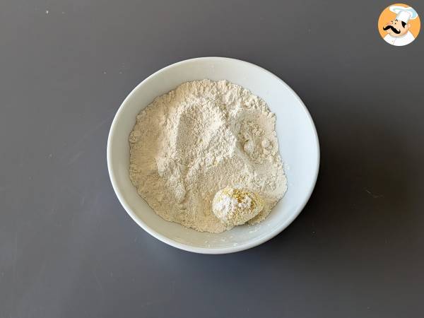 Mozzarelline i luftfritös - Beredning steg 3