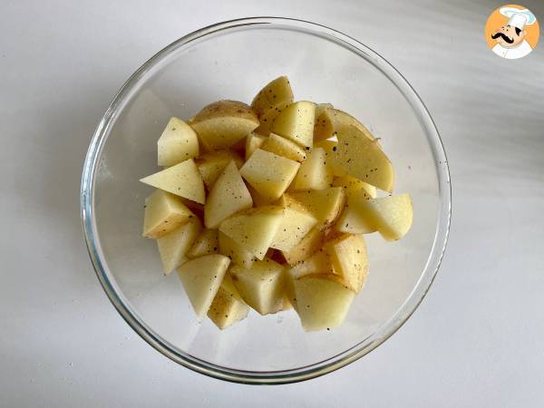 Ugnsrostad potatis i luftfritös - Beredning steg 2
