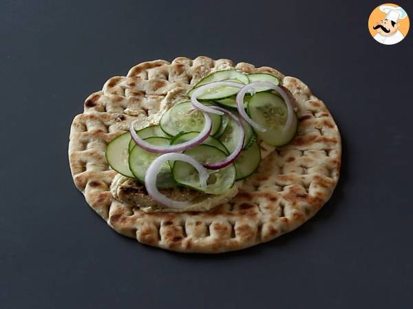 Kycklinggyros, den grekiska smörgåsen du kommer att älska! - Beredning steg 6