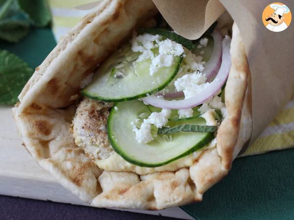 Kycklinggyros, den grekiska smörgåsen du kommer att älska! - Beredning steg 8