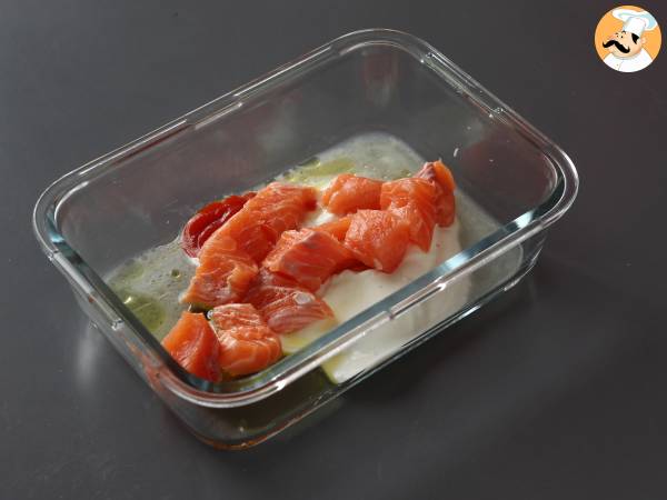 Gyros med lax, den perfekta grekiska fiskmackan för sommaren! - Beredning steg 2