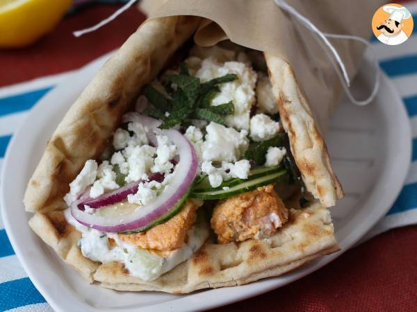 Gyros med lax, den perfekta grekiska fiskmackan för sommaren! - Beredning steg 7