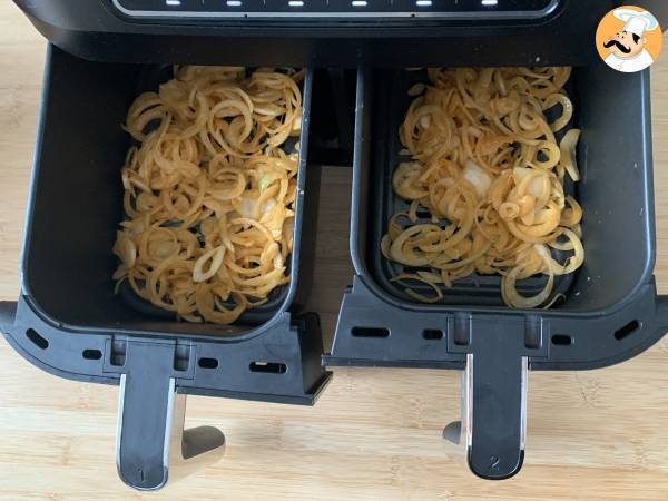 Krispiga lökar i Air Fryer - super krispiga och välsmakande - Beredning steg 5