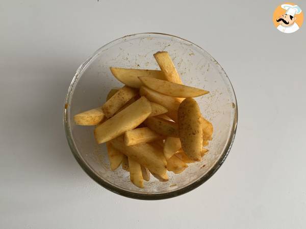 Hur gör man krispiga pommes frites i Air Fryer? - Beredning steg 6