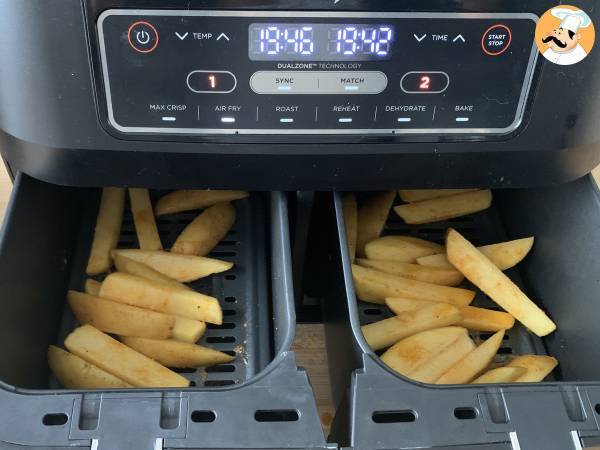 Hur gör man krispiga pommes frites i Air Fryer? - Beredning steg 7
