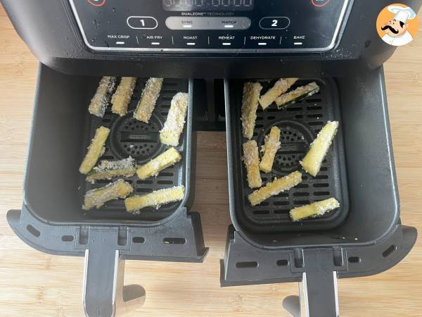 Zucchinifrites i Air fryer - Beredning steg 5