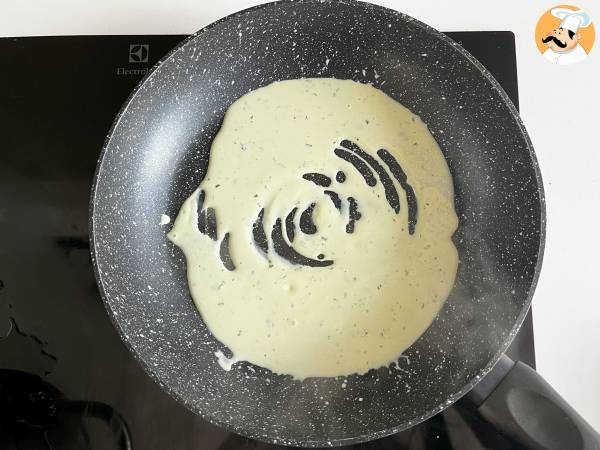 Pasta med ricottakräm och basilika - Beredning steg 5