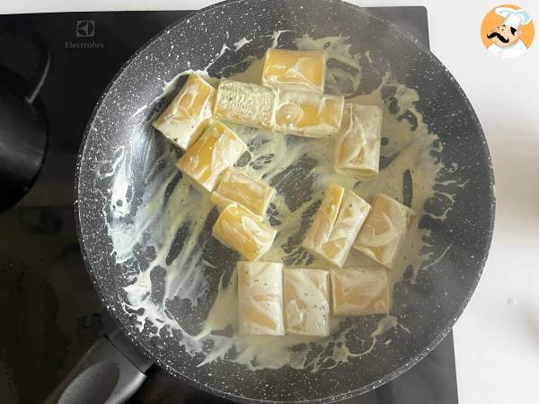 Pasta med ricottakräm och basilika - Beredning steg 6