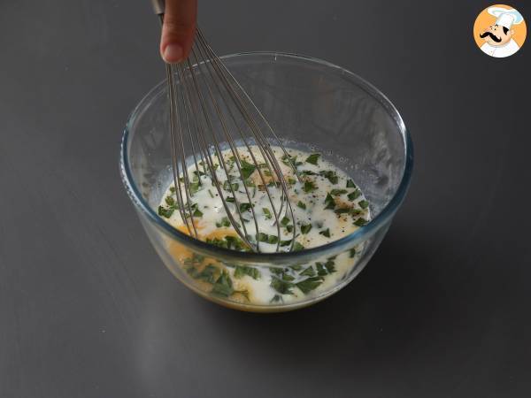 Vad man kan göra med tortillas? Enkla och ekonomiska quiches! - Beredning steg 2