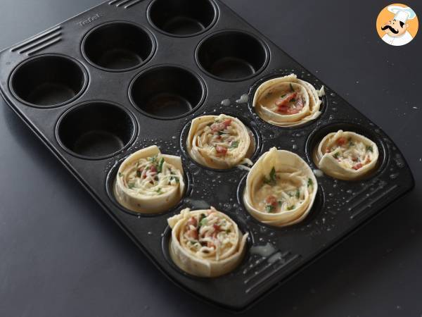 Vad man kan göra med tortillas? Enkla och ekonomiska quiches! - Beredning steg 5