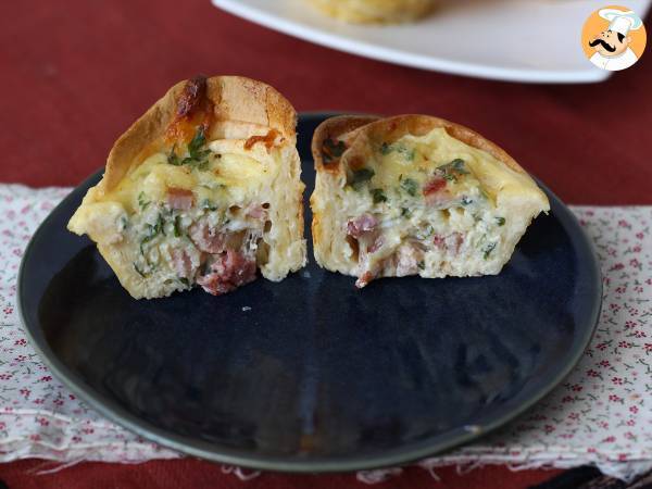 Vad man kan göra med tortillas? Enkla och ekonomiska quiches! - Beredning steg 7