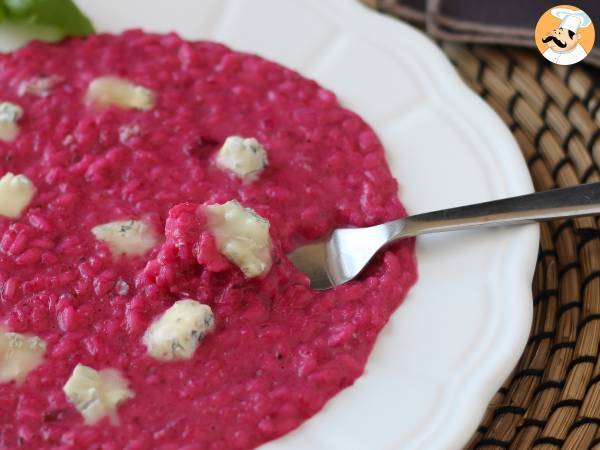 Risotto med rödbetor och gorgonzola: en explosion av färg och intensiva smaker - Beredning steg 8