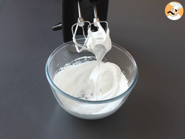 Glas i Mont Blanc-stil med kastanjekräm - Beredning steg 1