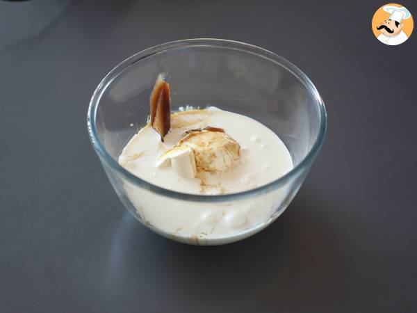 Glas i Mont Blanc-stil med kastanjekräm - Beredning steg 5