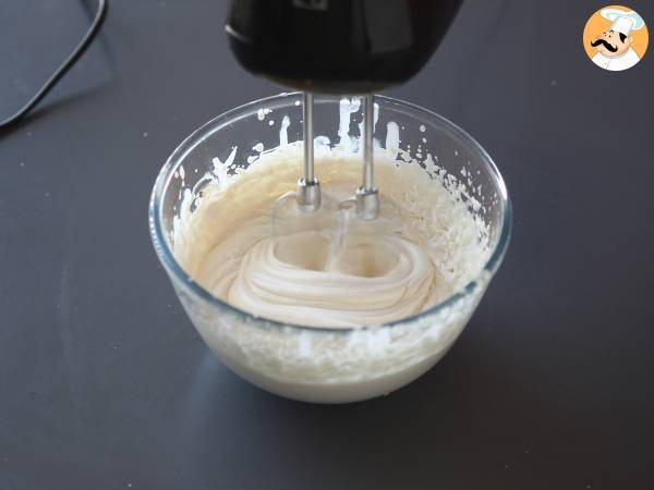 Glas i Mont Blanc-stil med kastanjekräm - Beredning steg 6