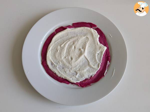 Crepesrullar med rödbetor, ricotta och ruccola - Beredning steg 6