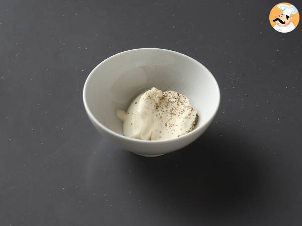 Fyllt igelkottsbröd i tartiflette-stil - Beredning steg 3
