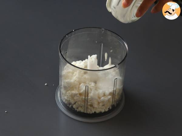 Krämig pumpa- och fetaostpaté med en touch av honung - Beredning steg 2