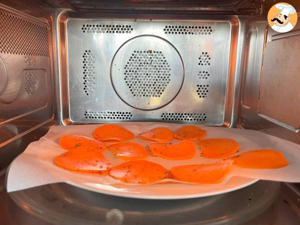 Mikrovågsugn sötpotatischips - Beredning steg 4