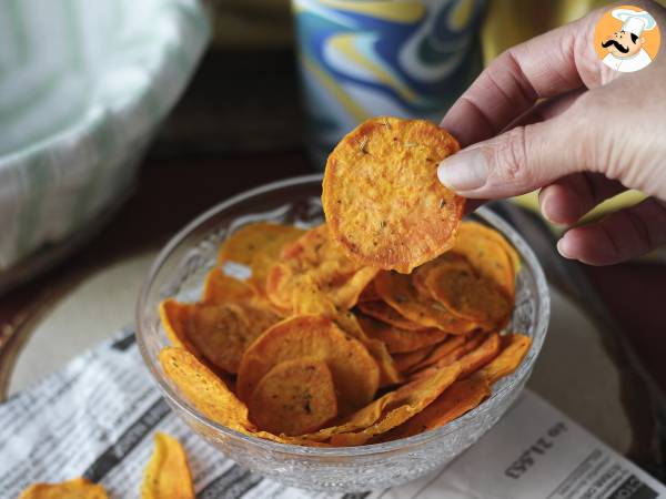 Mikrovågsugn sötpotatischips - Beredning steg 5