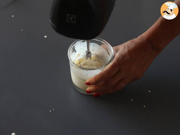 Iskaffe med smak av tiramisu - Beredning steg 1