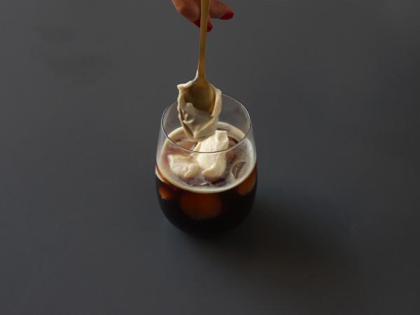 Iskaffe med smak av tiramisu - Beredning steg 3
