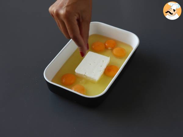 Mjuk och superproteinfylld wrap med ägg och fetaost - Beredning steg 3