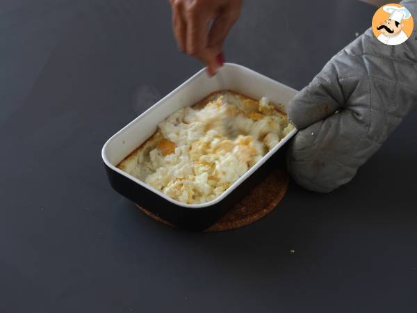 Mjuk och superproteinfylld wrap med ägg och fetaost - Beredning steg 5