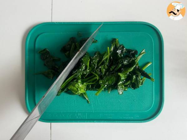Mini smördegsbakelser med spenat och getost - Beredning steg 4