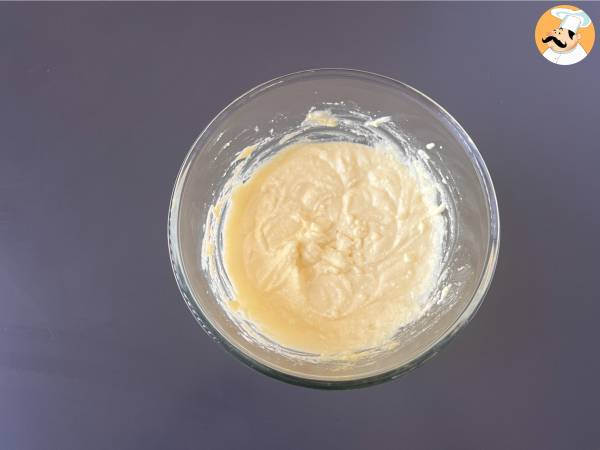 Hälsosam cheesecake i en luftfryser - Beredning steg 1