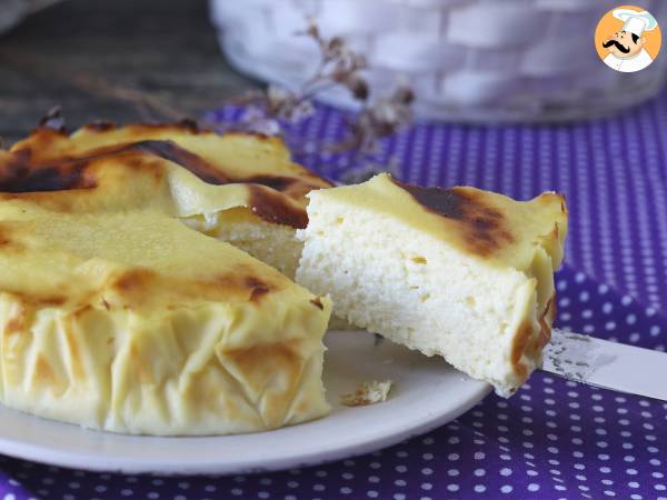 Hälsosam cheesecake i en luftfryser - Beredning steg 4
