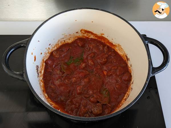 Pasta med korvsås: en enkel rätt med intensiv smak - Beredning steg 5