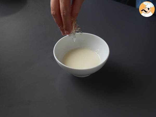 En choklad- och kokosdessert som är både smältande och krispig! - Beredning steg 4