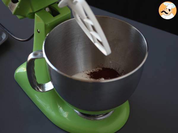 En choklad- och kokosdessert som är både smältande och krispig! - Beredning steg 7