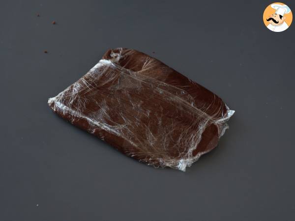 En choklad- och kokosdessert som är både smältande och krispig! - Beredning steg 9