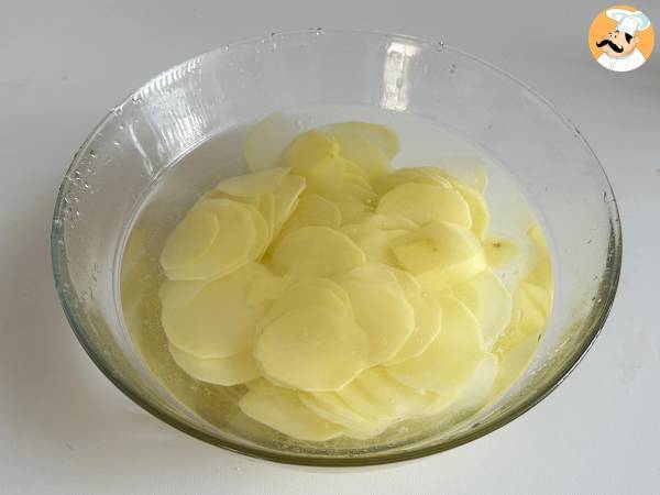 Potatischips gjorda i mikrovågsugn - Beredning steg 3