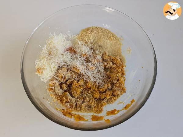 Pumpaköttbullar i luftfryser - Beredning steg 3