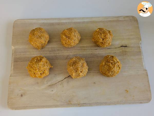 Pumpaköttbullar i luftfryser - Beredning steg 5